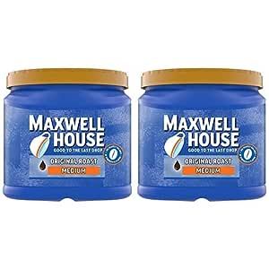 Maxwell House The Original Roast Medium Roast Ground Coffee (30.6 oz Canister) (Pack of 2)