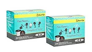 Smart Sips, Decaf Chocolate Raspberry, Decaf Blueberry Cinnamon Crumble and Decaf Hazelnut Chocolate Chip Flavored Coffee Bundle, 72 Count for All Keurig K-cup Machines, Decaffeinated Flavored Coffee