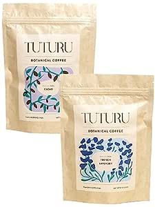 Lavender & Chocolate Ground Coffee Bundle | Flavored with Real Lavender & Cacao | Medium Roast, Organic Coffee | 8oz Compostable
