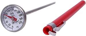 KT THERMO Instant Read 1-Inch Dial Thermometer,Best for The Coffee Drinks,Chocolate Milk Foam