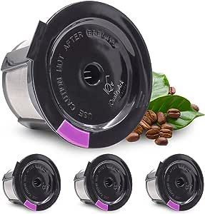 iQualityArk Cup Reusable Coffee Pods - Reusable Cups - Reusable Coffee Pods - Cup Filters Reusable - Coffee Pods Refillable - Reusable Coffee Filters - Stainless Coffee Filter